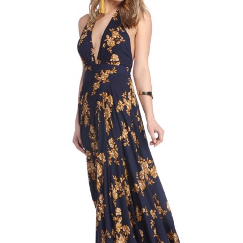Halter maxi dress
